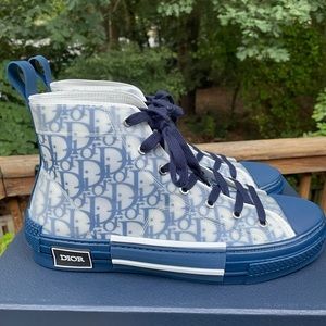 Dior B23 High Top Blue Oblique